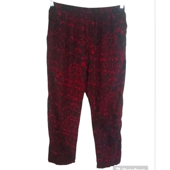 Soft Surroundings Divine Night Cotton Blend Paisley Print Pajama Pant Size Small - Picture 1 of 7